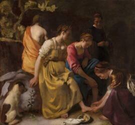 Diana and her Companions (Johannes Vermeer) - Muzeo.com