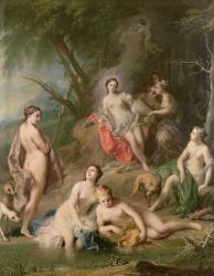Diana Bathing with her Nymphs (Jacopo Amigoni) - Muzeo.com