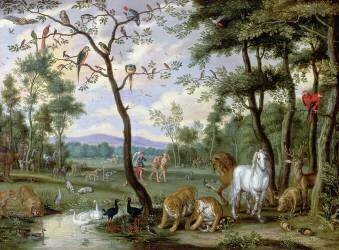 Earthly Paradise (Jan Brueghel the Younger) - Muzeo.com