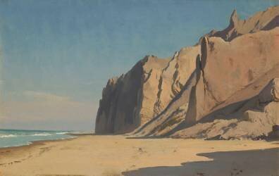 Falaises au Danemark sur la côte occidentale du Jutland (Carl Johan C. Neumann) - Muzeo.com