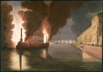 Fireworks on the Seine (Francesco Piranesi) - Muzeo.com