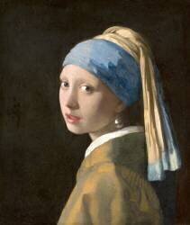 Girl with a pearl Earring (Johannes Vermeer) - Muzeo.com