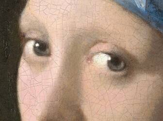 Girl with a Pearl Earring (detail) (Johannes Vermeer) - Muzeo.com