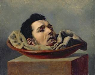 Guillotined head of a parricide executed at Puy in 1825 (François Gabriel de...) - Muzeo.com