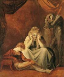 Here I and Sorrow Sit (Johann Heinrich Füssli) - Muzeo.com