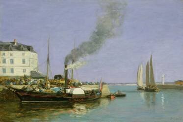 Honfleur (Eugène Boudin) - Muzeo.com