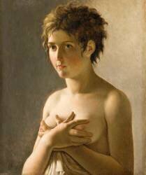 Jeune fille en buste (Pierre-Narcisse Guérin) - Muzeo.com