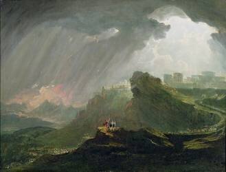 Joshua Commanding the Sun to Stand Still Upon Gibeon (John Martin) - Muzeo.com