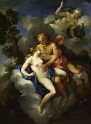 Jupiter and Io spied on by Juno (Michele Rocca) - Muzeo.com