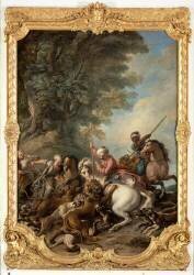 La chasse du lion (Jean-François de Troy) - Muzeo.com