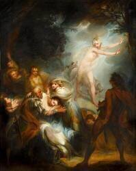 La forêt enchantée (Boccace, Decameron) (Henry Singleton) - Muzeo.com
