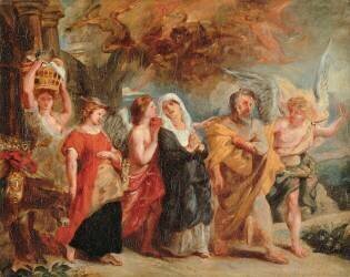 La Fuite de Loth (Eugène Delacroix) - Muzeo.com