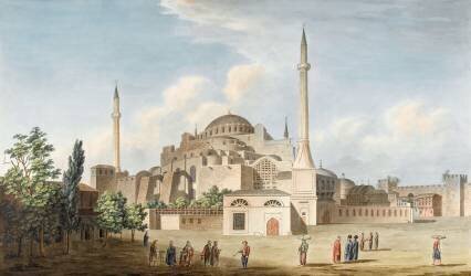 La mosquée de Sainte Sophie, à Istanbul (anonymous) - Muzeo.com
