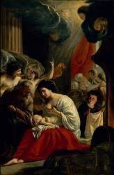 La Nativité de la Vierge (Frères Le Nain) - Muzeo.com