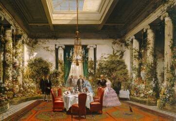La Salle à manger de la princesse Mathilde, rue de Courcelles. (Sébastien Charles Giraud) - Muzeo.com