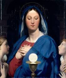 La Vierge à l'Hostie (Jean-Auguste-Dominique Ingres) - Muzeo.com