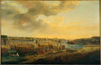 La Ville de Brest (Louis Nicolas van Blarenberghe) - Muzeo.com