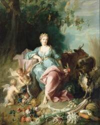 L'Abondance avec ses attributs (Jean-Baptiste Oudry) - Muzeo.com