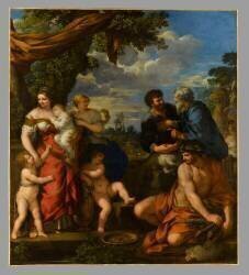 L'Alliance de Jacob et de Laban (Pietro da Cortona) - Muzeo.com