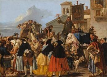 L'Arracheur de dents (Giandomenico Tiepolo) - Muzeo.com