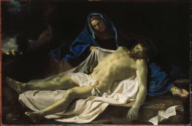 Le Christ mort sur les genoux de la Vierge (Charles Le Brun) - Muzeo.com