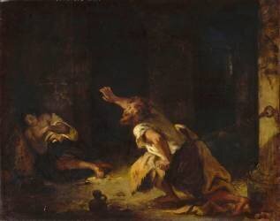 Le Prisonnier de Chillon (Eugène Delacroix) - Muzeo.com