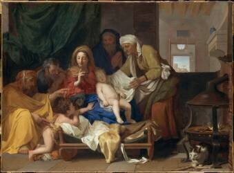 Le Sommeil de l'Enfant Jésus (Charles Le Brun) - Muzeo.com