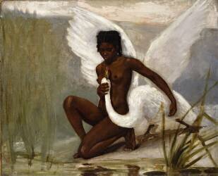 Leda and the Swan (Henri-Paul Motte) - Muzeo.com