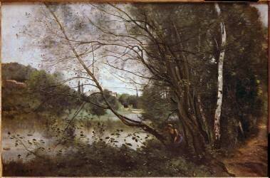 L'étang à l'arbre couché (Jean-Baptiste Camille Corot) - Muzeo.com