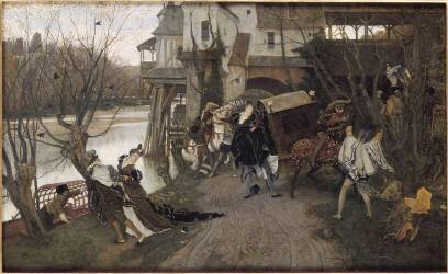 L'Embuscade dit aussi La Tentative d'enlèvement (James Tissot) - Muzeo.com