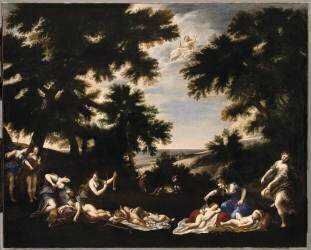 Les amours désarmés ou La Terre (Francesco Albani) - Muzeo.com