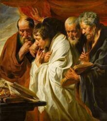 Les Quatre évangélistes (Jacob Jordaens) - Muzeo.com
