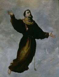 Levitation of St. Francis (Francisco de Zurbaran) - Muzeo.com
