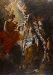 L'extase de sainte Rosalie de Palerme (Théodor Boeyermans) - Muzeo.com