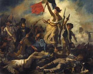 Liberty Leading the People (Eugène Delacroix) - Muzeo.com