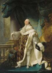 Louis XVI, roi de France et de Navarre (1754-1793), revêtu du grand costume royal en 1779 (Antoine-François Callet) - Muzeo.com
