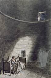 Madame de Guiche and her Daughter Appear at Night before the Artist in Prison (Armand de Polignac) - Muzeo.com