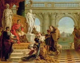 Maecenas Presenting the Liberal Arts to the Emperor Augustus (Giambattista Tiepolo) - Muzeo.com