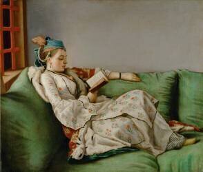 Maria Adelaide of France in Turkish costume (Jean-Etienne Liotard) - Muzeo.com