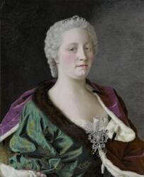 Maria Theresa Empress of Austria (Jean-Etienne Liotard) - Muzeo.com