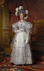 Marie-Amélie de Bourbon, princesse des deux Siciles, reine des Français (Louis Hersent) - Muzeo.com