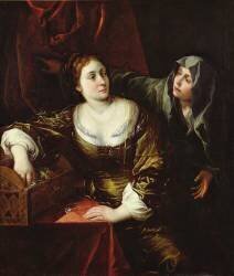 Martha and Mary or, Woman with her Maid (Italian School) - Muzeo.com