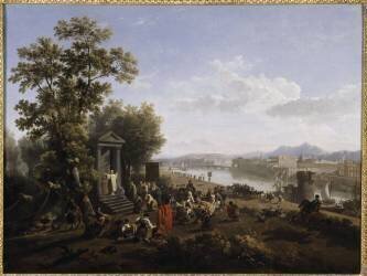 Messe célébrée dans une chapelle dédiée à saint Roch (Nicolas Antoine Taunay) - Muzeo.com