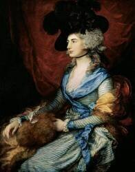 Miss Sarah Siddons, the Actress (Thomas Gainsborough) - Muzeo.com