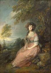 Mrs. Richard Brinsley Sheridan (Thomas Gainsborough) - Muzeo.com
