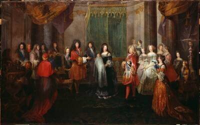 Naissance de Louis de France, duc de Bourgogne, le 6 août 1682 (Antoine Dieu) - Muzeo.com