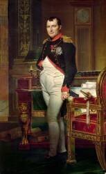 Napoleon Bonaparte in his Study at the Tuileries (Jacques-Louis David) - Muzeo.com