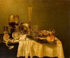 Nature morte au crabe (anonymous) - Muzeo.com