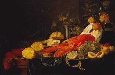 Nature morte au homard (Jan Davidz de Heem) - Muzeo.com