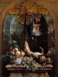Nature morte au lièvre mort (Alexandre-François Desportes) - Muzeo.com
